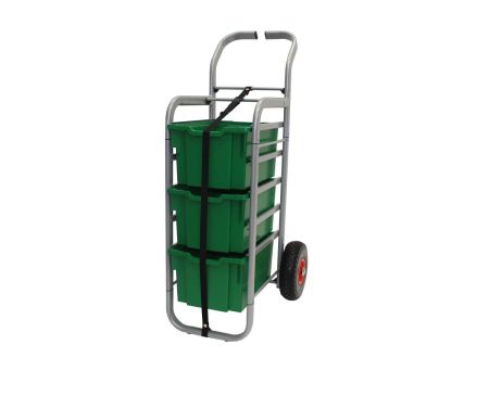Rover Trolley, 3 Extra Deep Grass Green Trays