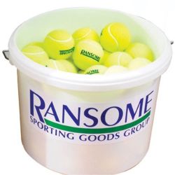 Ransome Practise Tennis Ball Bucket - 96 Balls