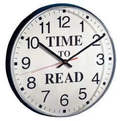 Time To Read Wall Clock - 305mm diameter