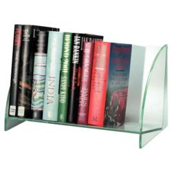 Tinted Acrylic Bookshelf - Soft Green Tint