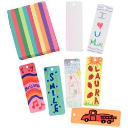 Design Your Own Bookmarks Blank 10 Colors 100/Pkg