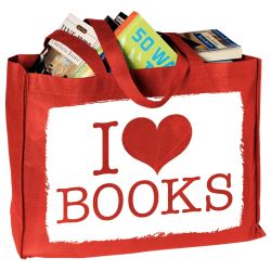 I Love Books Browsing Bag