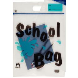 A4 Blue Trim School Bag