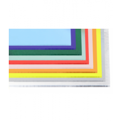 Cast Acrylic Sheet Frost Assorted Colours 600 x 400 x 3mm