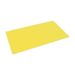High Impact Polystyrene (HIPS) Yellow 457 x 305 x 1mm