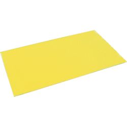 High Impact Polystyrene (HIPS) Yellow 457 x 305 x 2mm