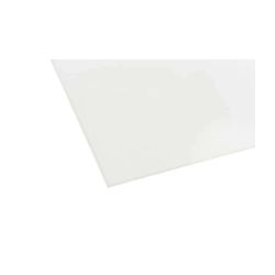 Cast Acrylic Sheet Opaque White 600 x 400 x 3mm