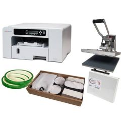 A4 Sublimation Starter Set with Adkins ACL38 Heat Press, A4 Virtuoso Printer and Sample Pack