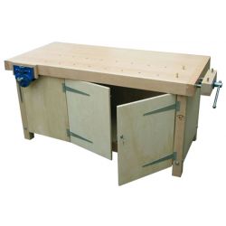 Flush Top Carpenter Bench with Cupboard
