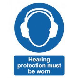 Ear Protection Safety Sign