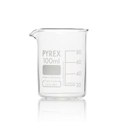 Pyrex Beakers, Squat Form, 100 mL