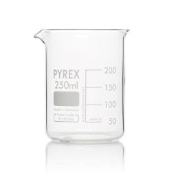 Pyrex Beakers, Squat Form, 250 mL