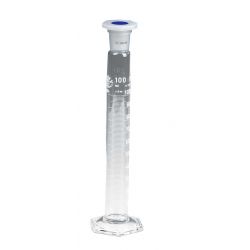 Measuring Cylinder, Simax, Stoppered, 250 mL