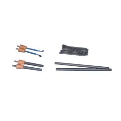 Electrodes, Plain Carbon Rods, 100 x 5 mm