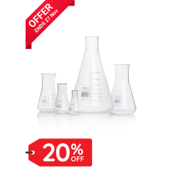 Pyrex Conical Flask, Narrow Mouth, 2 litre