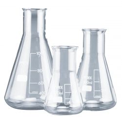 Pyrex Conical Flask, Wide Mouth, 100 mL