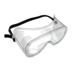 Goggles, Direct Vent, Impact, Clear Lens, Black Strap