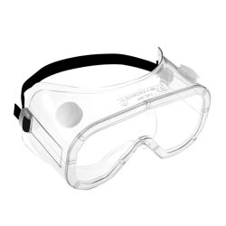 Goggles, Dust & Liquid, Clear Anti-mist Lens, Black Strap