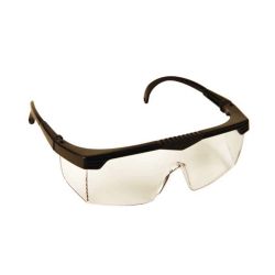Spectacles, Junior Wraparound, Clear Lenses, Black Frames