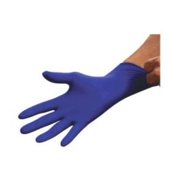 Nitrile Rubber Gloves, Disposable, Large