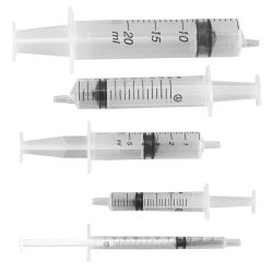 Syringes, Disposable, 1 mL, Pack 100