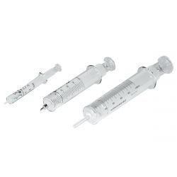 Syringe, Glass, 100 mL, With Metal Tip