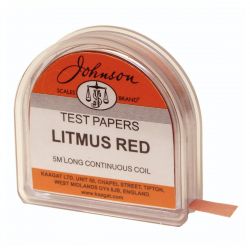 Johnson Indicator Papers, Litmus Red, 1 Reel