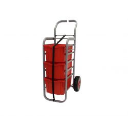 Gratnells Rover Trolley 3 X Extra Deep Flame Red