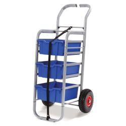 Gratnells Rover Trolley 2 X Jumbo Flame Red