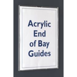 Acrylic End of Bay Guides