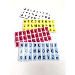 Alphabet Labels 20 x 13mm