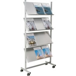 Mobile Display Stands - Metal Shelves