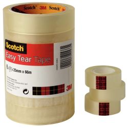 Scotch® Easy Tear Clear Tape