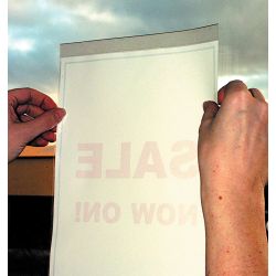 Self-cling Window Poster Holder