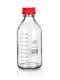 Simax Reagent Bottle, 500 mL, Red Cap