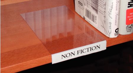 Moveable Shelf Label Holder