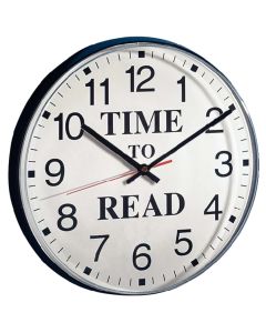 Time To Read Wall Clock - 305mm diameter