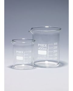 Pyrex Beakers, Squat Form, 150 mL