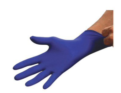 Nitrile Rubber Gloves, Disposable, Small