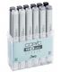 Copic 12 Piece Marker Set Cool Grey