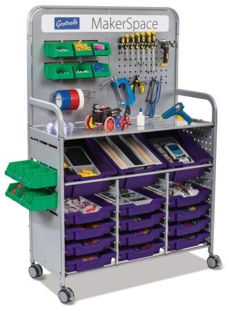 Makerspace Trolley Flat Pack