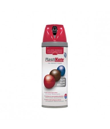 Plastikote Twist & Spray Paint Super Gloss Red 400ml
