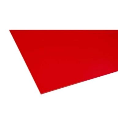 Cast Acrylic Sheet Frost Red 1000 x 500 x 3mm