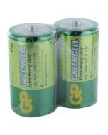 Zinc Chloride Batteries, D Type, Pack 2