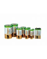 Alkaline Batteries, C Type, Pack 2