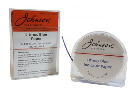 Johnson Indicator Papers, Litmus Blue, Pack 200