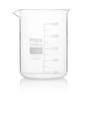 Pyrex Beakers, Squat Form, 5 litre