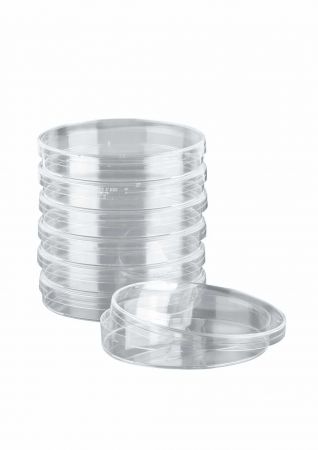 Petri Dishes, Polystyrene, Sterile, 55 mm, Pack 20
