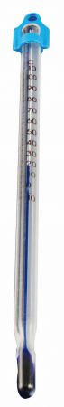 Thermometers, Blue Spirit, -10 to +110°C, 152mm, Total, Each