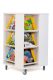 Everna™ Mobile Display Tower H1000mm - Curry Yellow Shelves